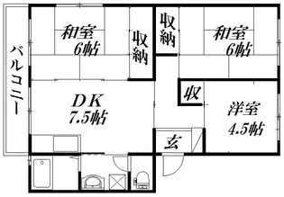 WhiteTablet West【2階】の間取り
