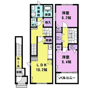 ミニヨン・レジデンス【2階】の間取り