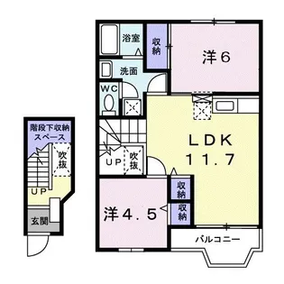 ビラ・ピノリコ【2階】の間取り