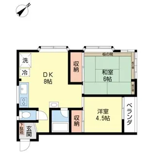 榎本マンション【2階】の間取り