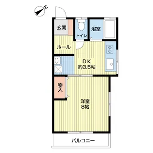 山口ハイツII【2階】の間取り