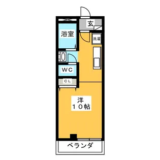 レコス壱番館【2階】の間取り