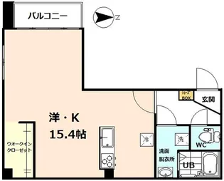 ベルシェ西町【4階】の間取り