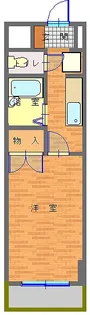 ラ・フルール【3階】の間取り