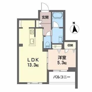 ルミエール ベレオ茶屋町(ホテルライク)【3階】の間取り