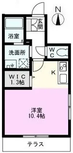 アルマカンII【1階】の間取り