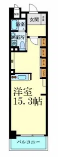キャッスルコート西新町【6階】の間取り