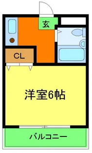 ボヌール伯太【2階】の間取り