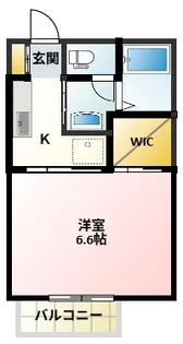 コーラルヒルズ東戸塚シングルステ一ジ【1階】の間取り