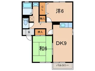 リバーコート【2階】の間取り