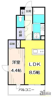 HILLS松山【1階】の間取り