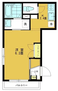 メゾン ド ソレイユ 品川【1階】の間取り