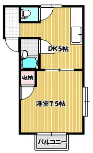 壱番館【2階】の間取り