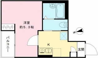 フェリーチェ東高円寺D【3階】の間取り