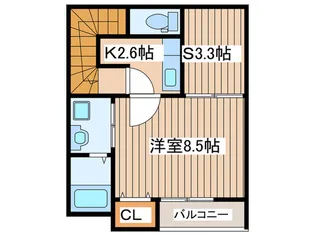 Chaton【3階】の間取り