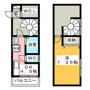 ファンティーヌ【2階】の間取り