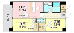Fu-tonIII黒崎【2階】の間取り