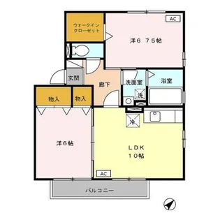 ソフィアII【2階】の間取り