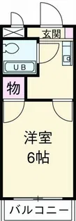 カナレハイツ【1階】の間取り