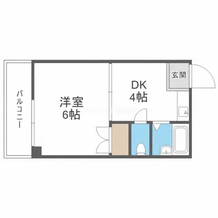 ハイツローズ【1階】の間取り