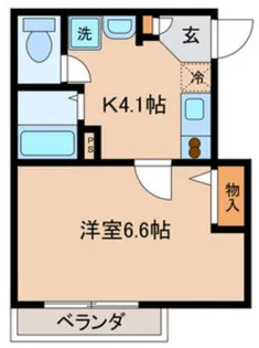 フォンティーヌ【1階】の間取り