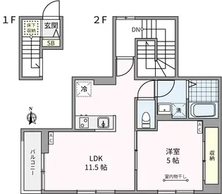 Place Yaem【2階】の間取り