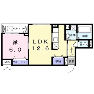 トミー コンフォート【2階】の間取り