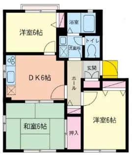 サザンエグゼ湘南B【1階】の間取り