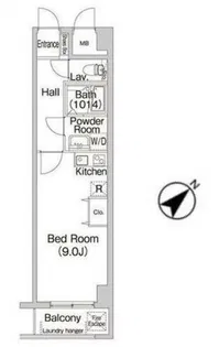 コンフォリアたまプラーザ【1階】の間取り