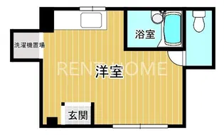 ピースハイツ長堂B棟【1階】の間取り