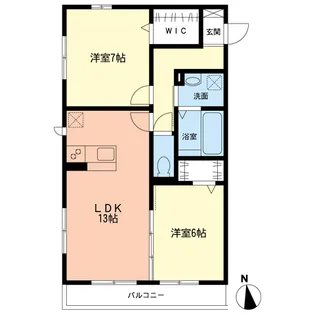 ポワールベルム【3階】の間取り