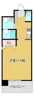 アメニティ新道【4階】の間取り