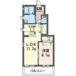 オレンジガーデン【1階】の間取り