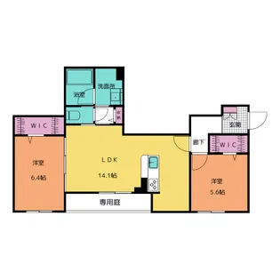 Sha Maison 鳥居町【1階】の間取り