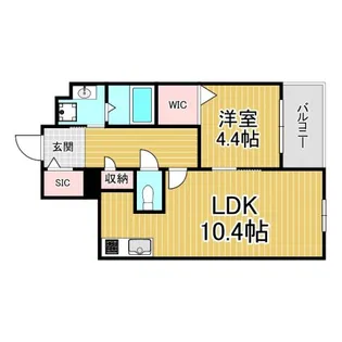 フローレンス塚口【3階】の間取り