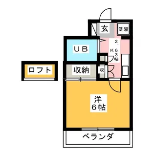フラット・RII【4階】の間取り