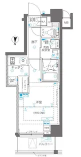 ZOOM錦糸町【10階】の間取り