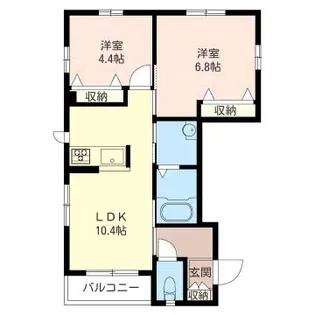 オルテンシア【1階】の間取り