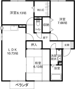 リモージュA【2階】の間取り