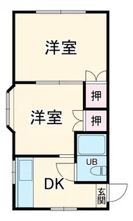カーサ緑ヶ丘【2階】の間取り