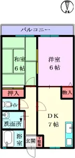 メゾンヒロ【1階】の間取り