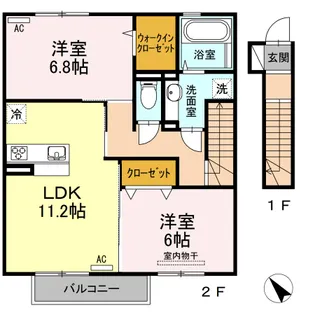 観渦庵【2階】の間取り