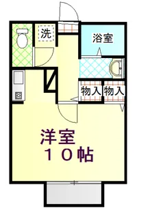 サニーパレスA【2階】の間取り
