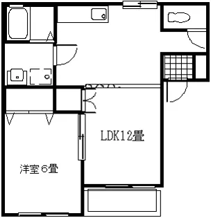 大塚レジデンス【2階】の間取り