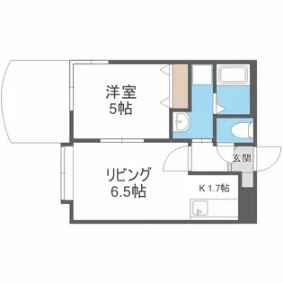 コンパートメントノースワン【1階】の間取り