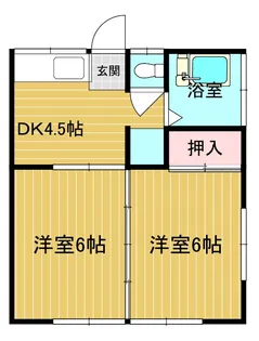 コーポタカハシ【2階】の間取り