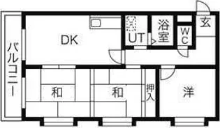 愛知県長久手市上川原【マンション】の間取り
