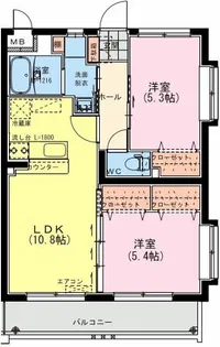 BEL FIORE【1階】の間取り
