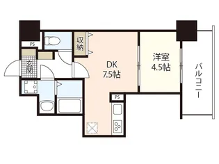 Mayfair田町Premium【7階】の間取り