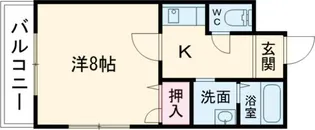 メゾン・ド・フォレ此原【1階】の間取り